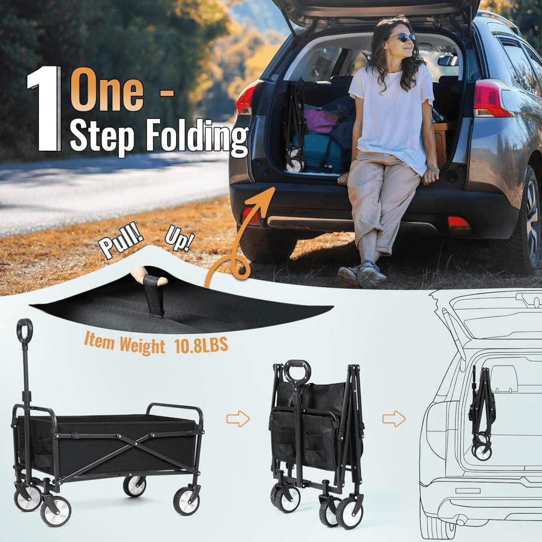 Višenamjenska sklopiva kolica za transport - Zoro