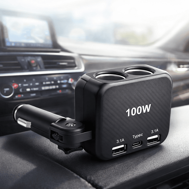 Višenamjenski punjač za auto 100W - Zoro