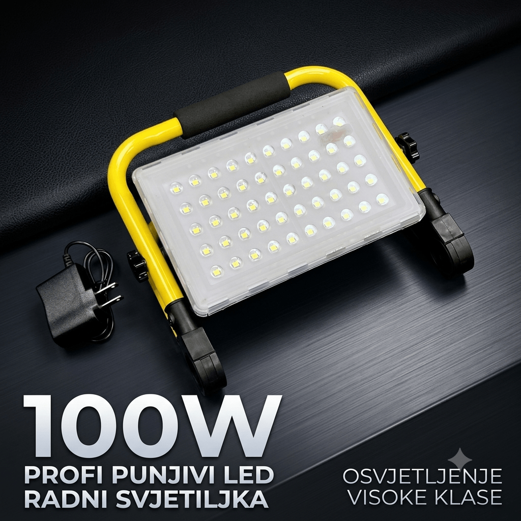 Vodootporni LED Reflektor na Punjenje 100W - Zoro