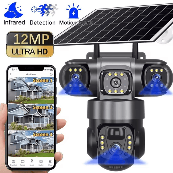 WIFI Pametna Solarna Kamera "V380" - Zoro