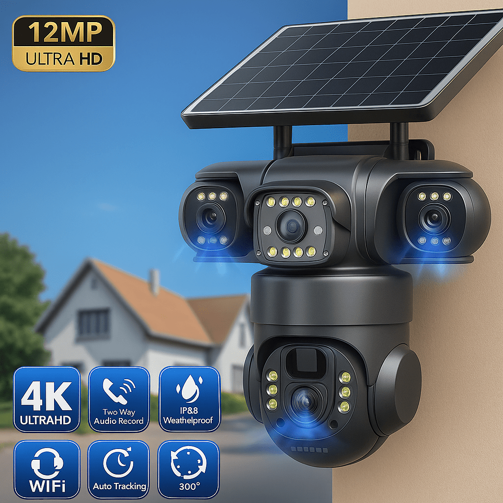 WIFI Pametna Solarna Kamera "V380" - Zoro