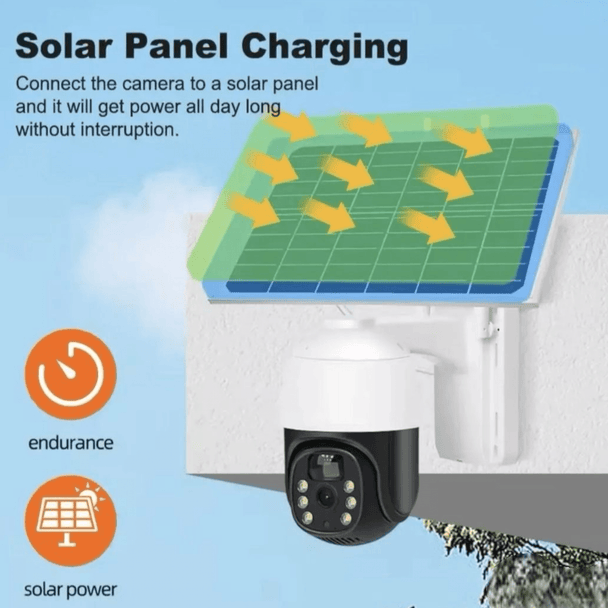 WIFI Solarna PTZ Kamera + GRATIS 64GB memorijska kartica - Zoro