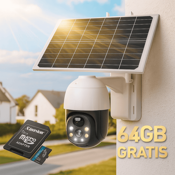 WIFI Solarna PTZ Kamera + GRATIS 64GB memorijska kartica - Zoro