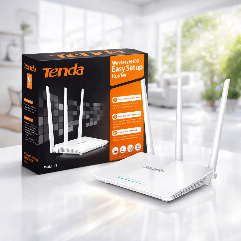 Wireless Router Tenda 300Mbps F3/200m2 - Zoro