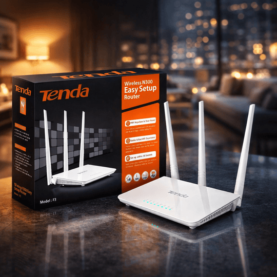 Wireless Router Tenda 300Mbps F3/200m2 - Zoro