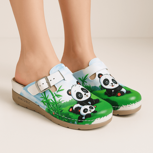 Ženske anatomske klompe "Panda" - Zoro