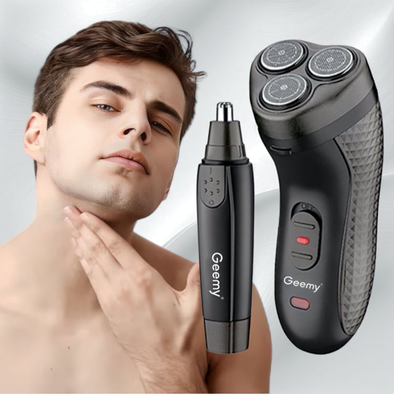 Električni aparat za brijanje s trimerom za nos i uši