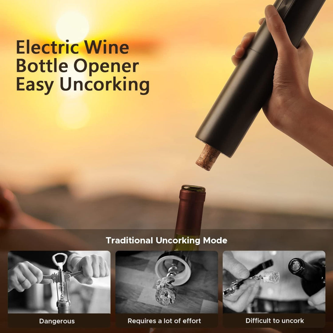 Električni Otvarač za Vino - Zoro