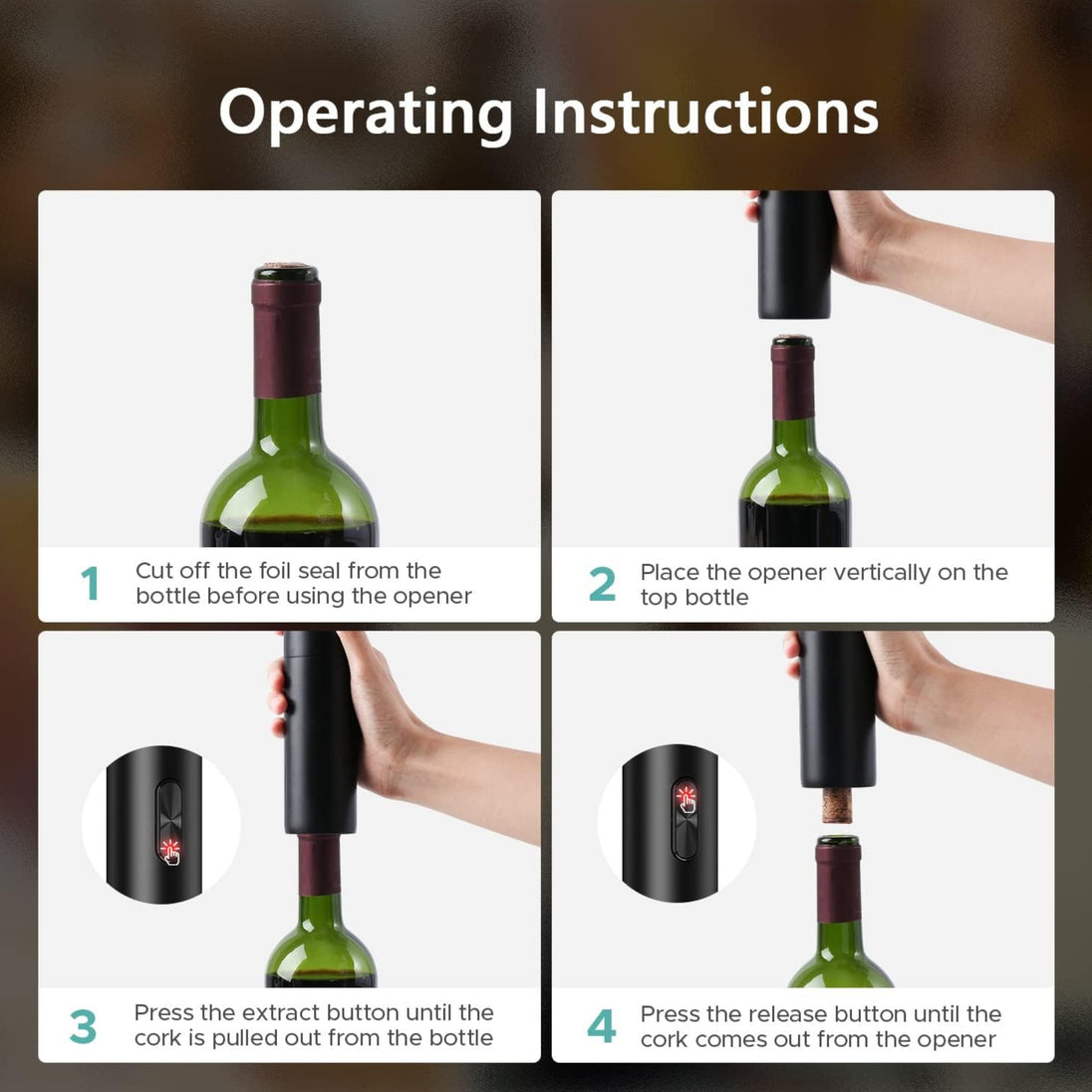 Električni Otvarač za Vino - Zoro