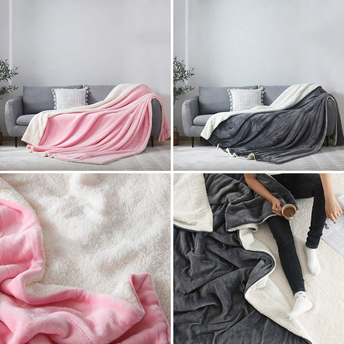 Plišane Deke s Krznom (150 x 200 cm) - Zoro