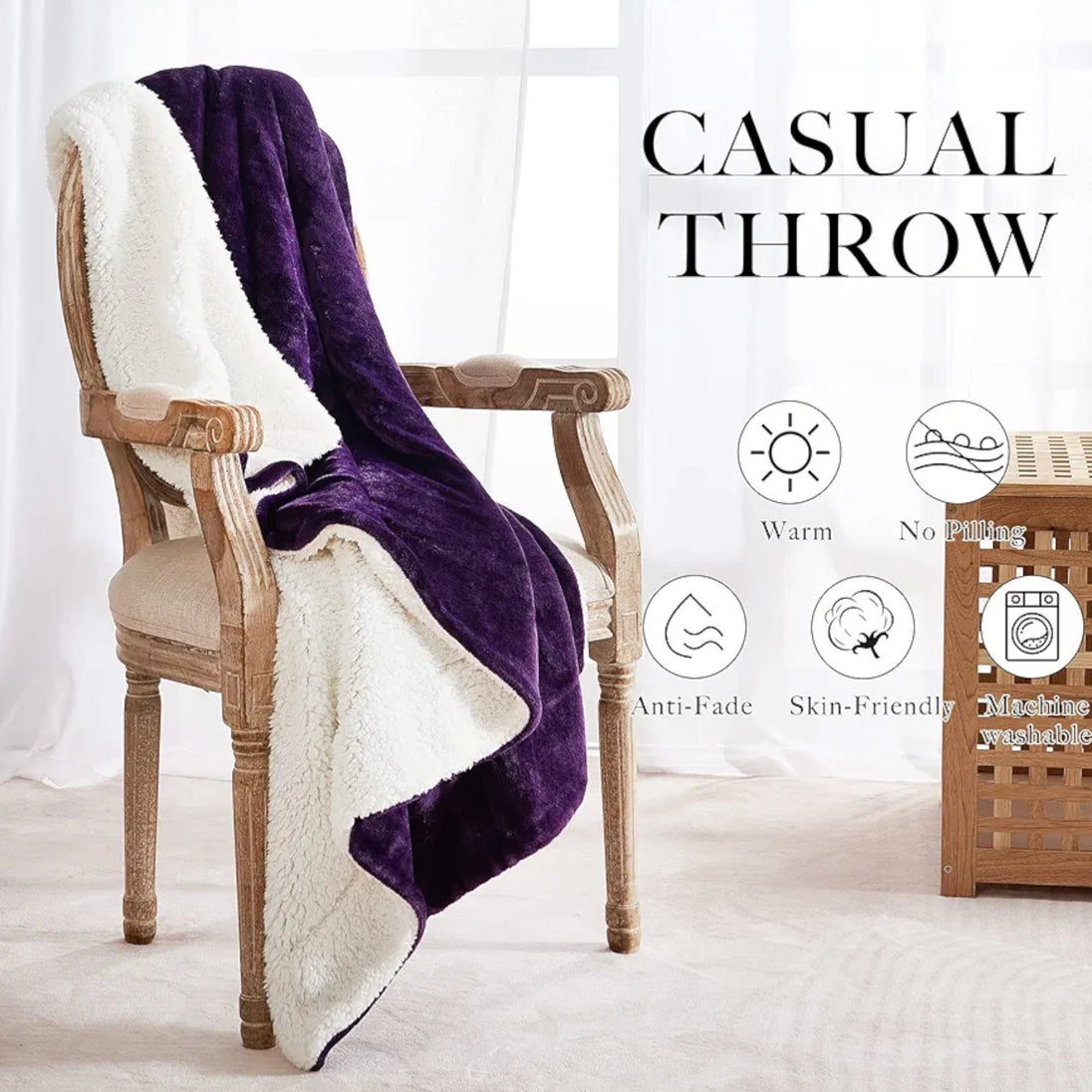 Plišane Deke s Krznom (150 x 200 cm) - Zoro